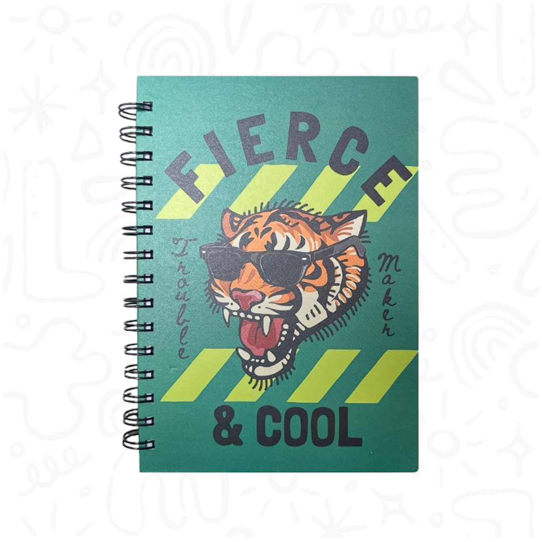 CUADERNO DOBLE ARGOLLA PASTA DURA ANIMALES