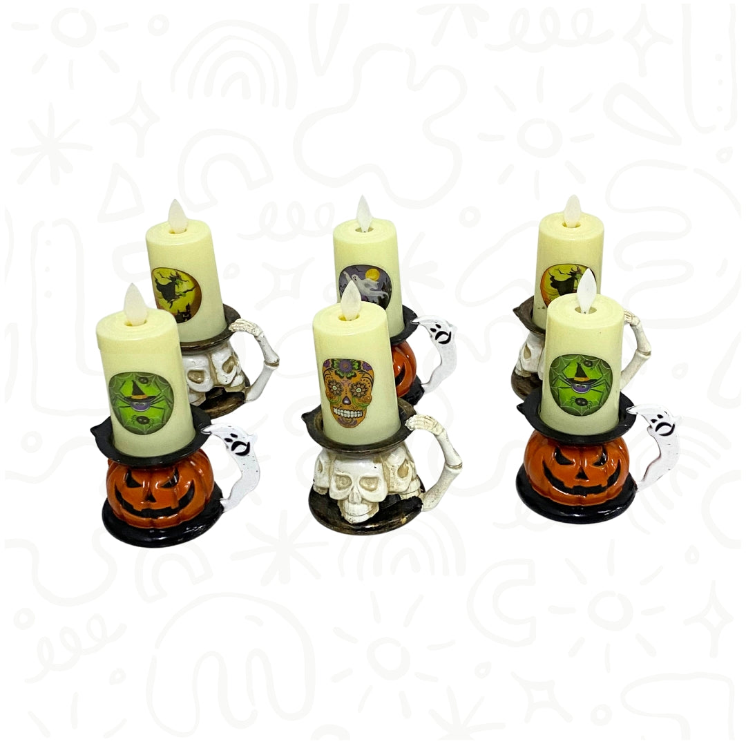Vela LED Decorativa Halloween