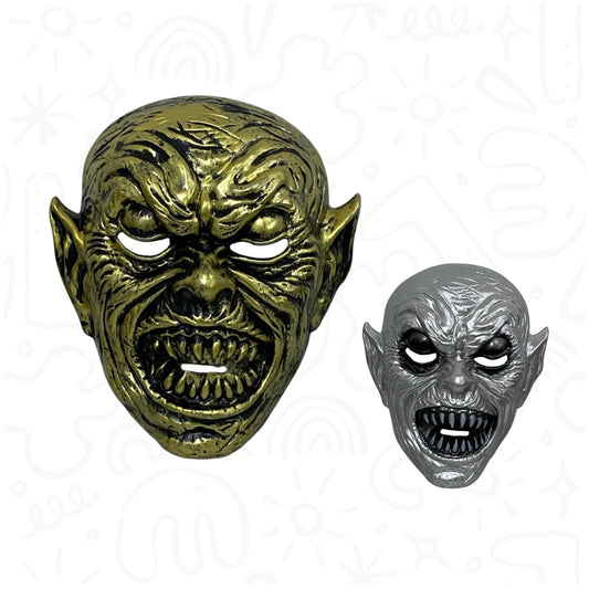 Máscara Halloween Efecto Metal