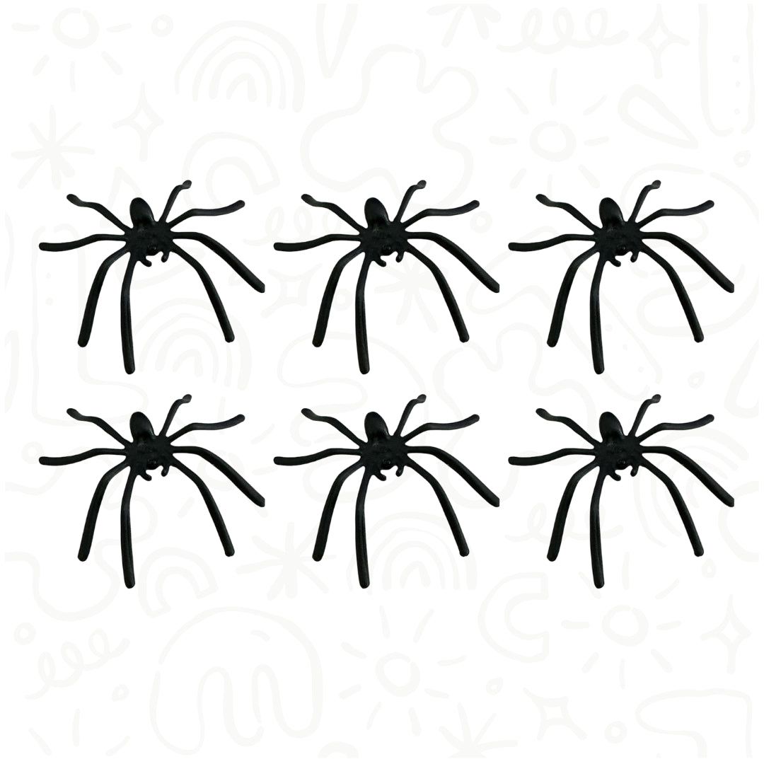 Set de Arañas Decorativas Halloween