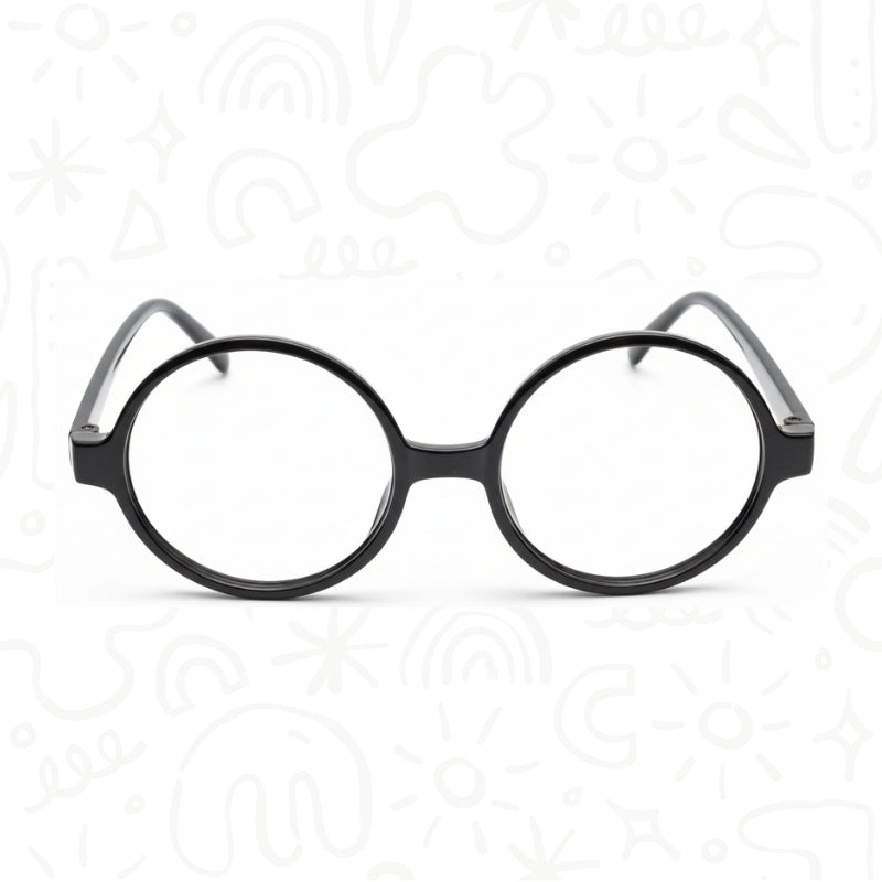 Gafas Redondas Negras Clásicas para Disfraz o Estilo Retro
