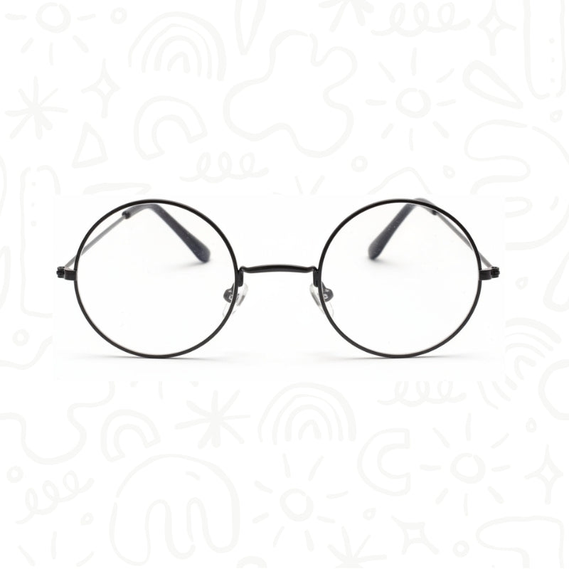 Gafas Redondas Metálicas Estilo Retro para Disfraz o Cosplay