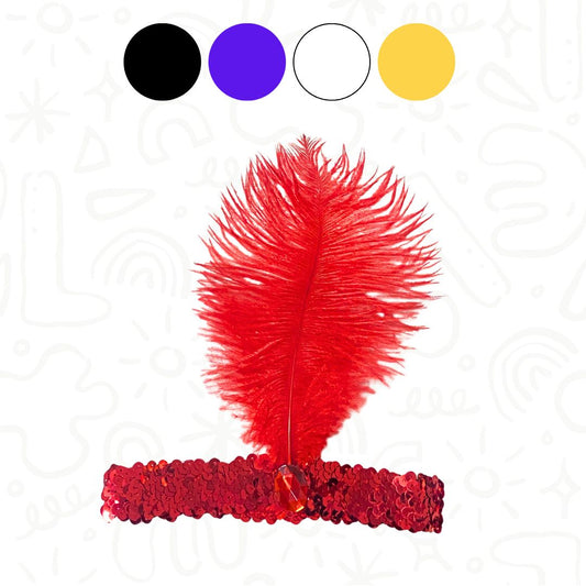 Cinta de Pluma para Disfraz
