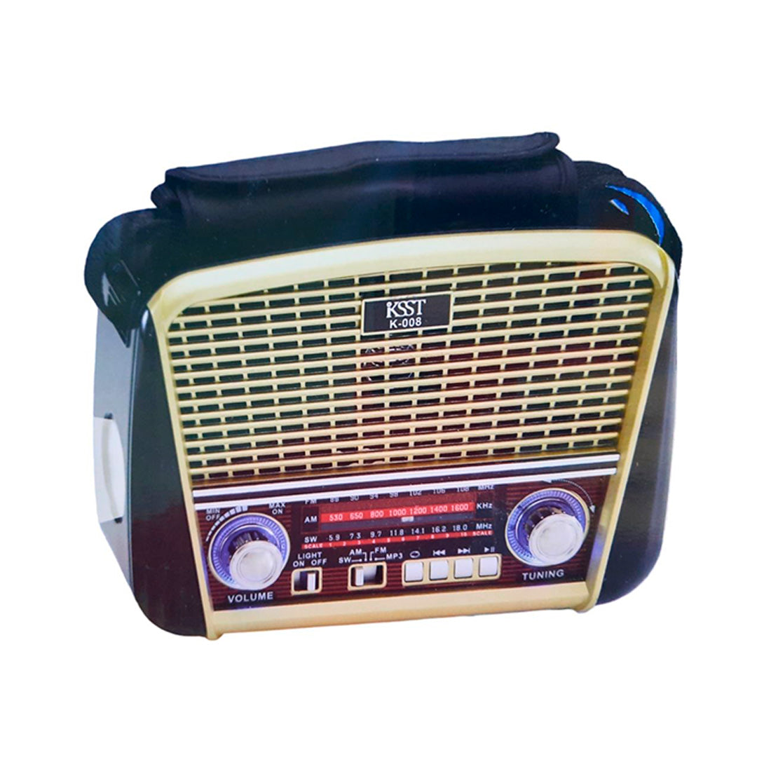 RADIO MULTIFUNCIONAL RECARGABLE CON LINTERNA