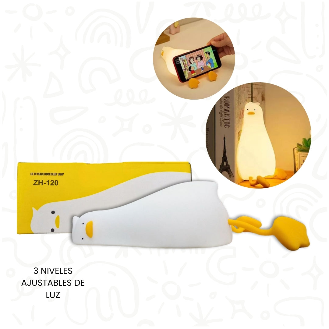 LAMPARA MODELO PATICO CON 3 TOQUES EN GOMA