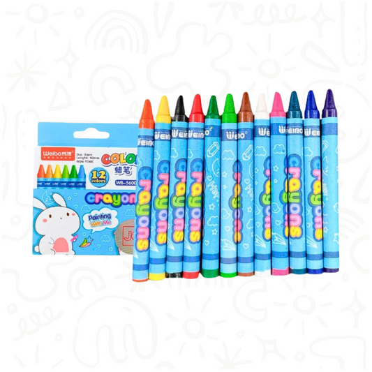 CAJA DE CRAYONES DELGADAS 12 PCS