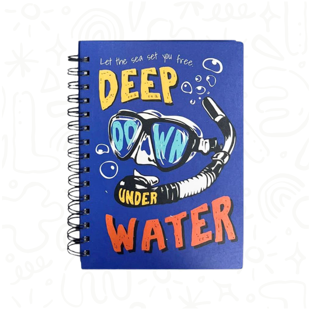 CUADERNO DOBLE ARGOLLA PASTA DURA MUSICAL Y BUZO