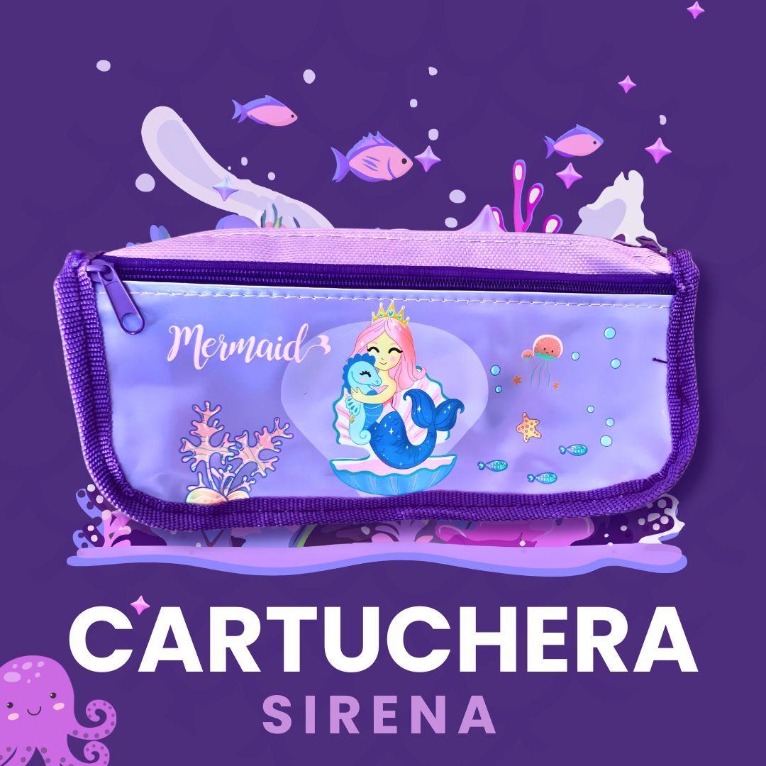 CARTUCHERA SIRENA