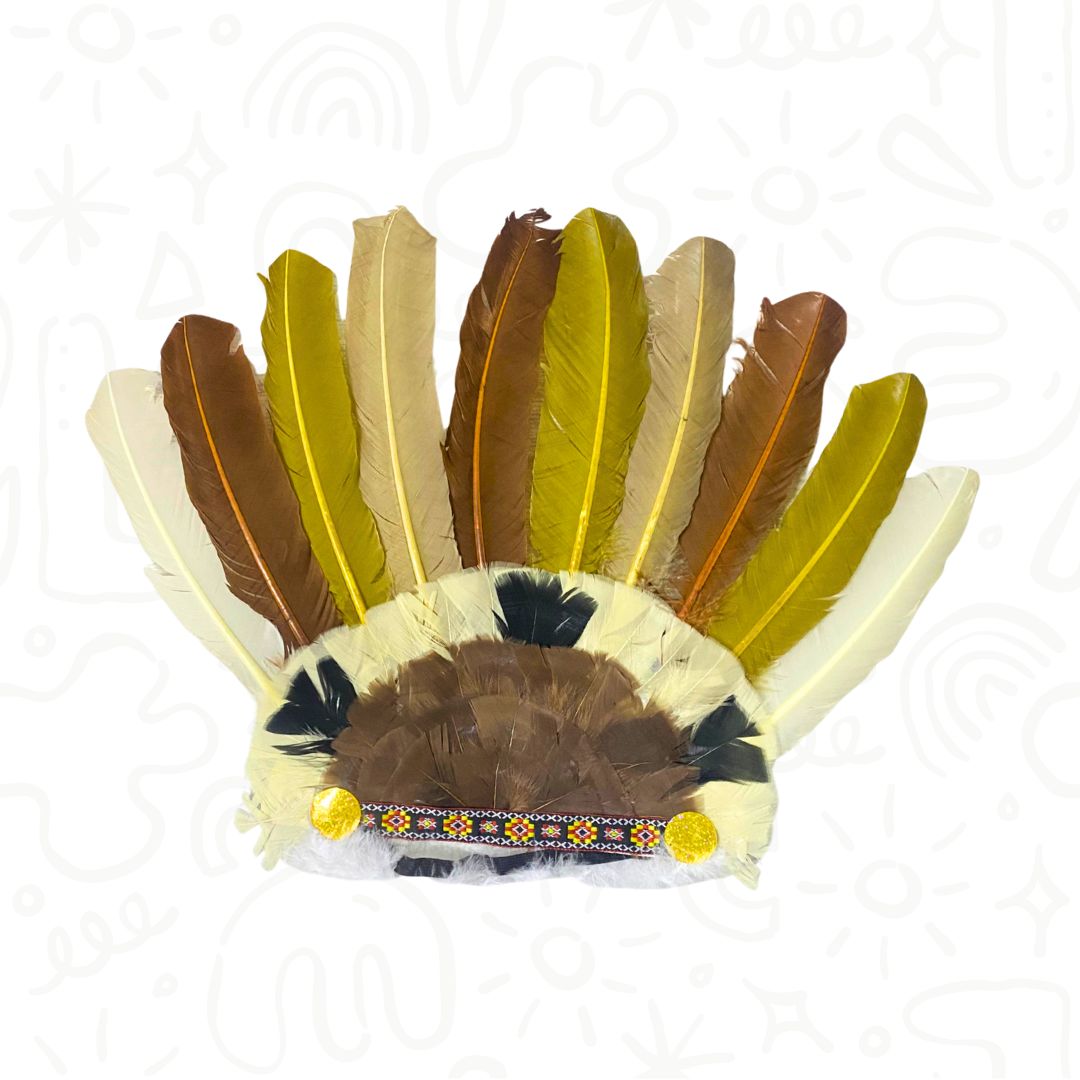 Diadema Indio con Plumas