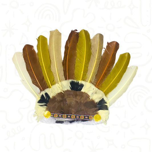 Diadema Indio con Plumas