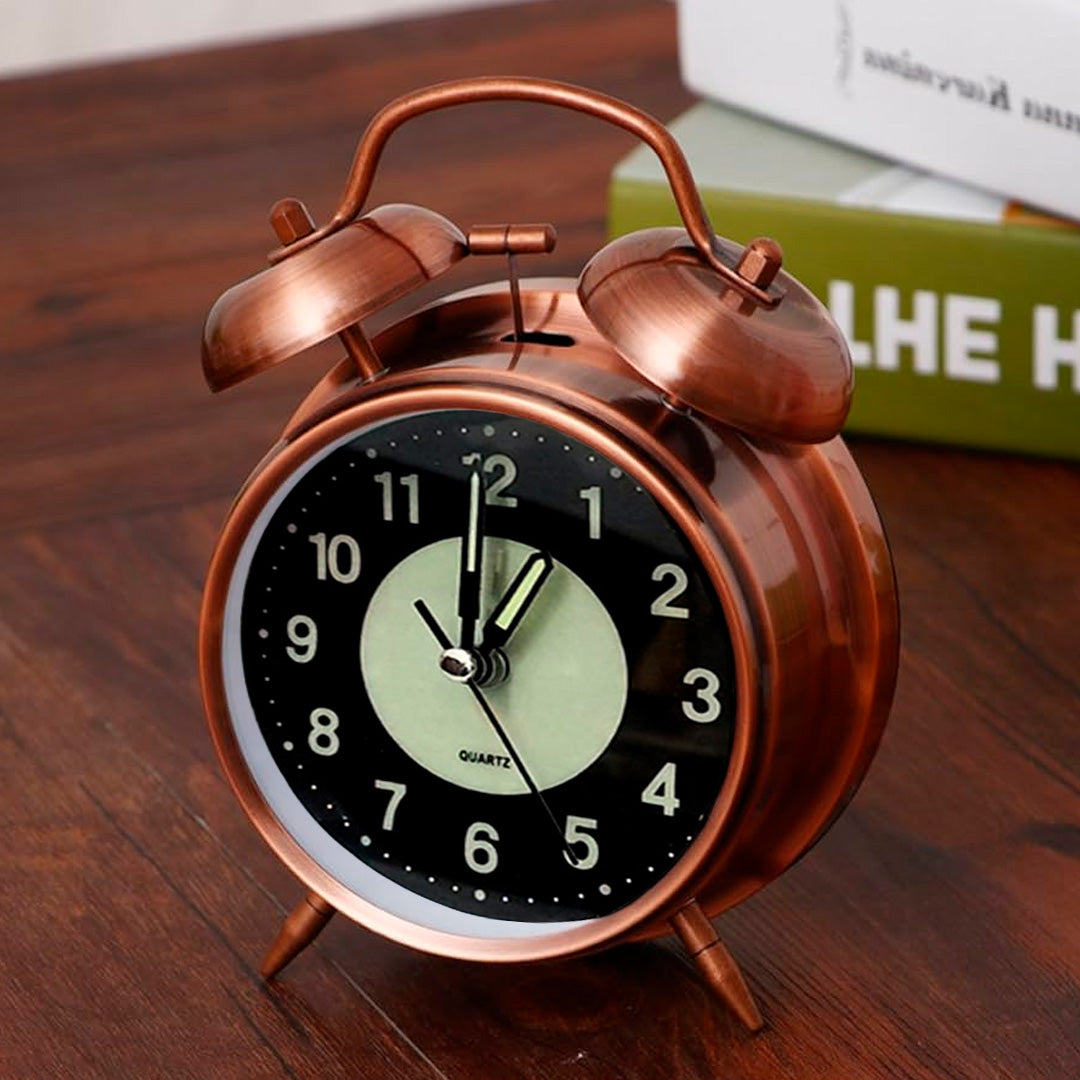 RELOJ DESPERTADOR CON CAMPANA