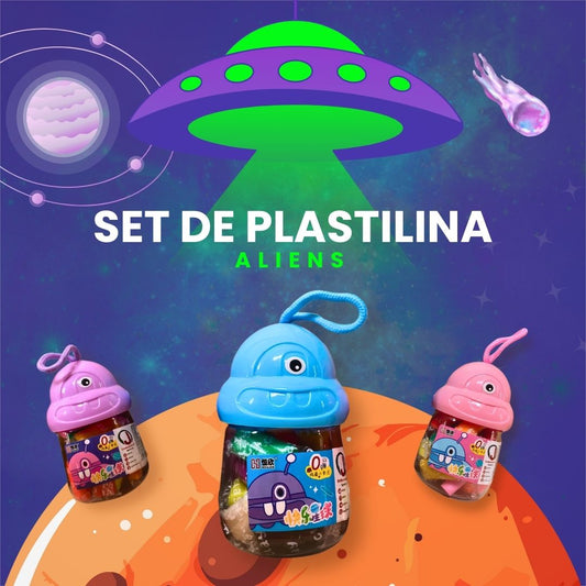 SET DE PLASTILINA ALIENS