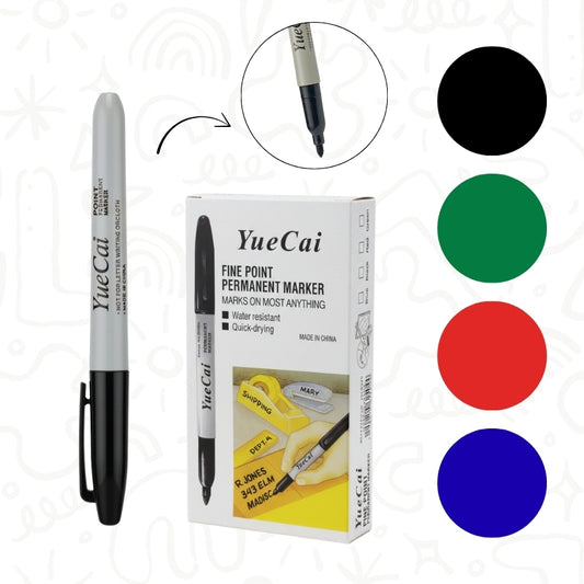 Marcador Permanente Punta Fina