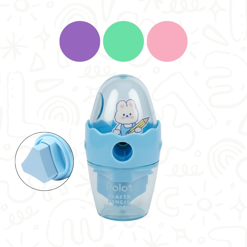 Sacapuntas con Depósito y Borrador