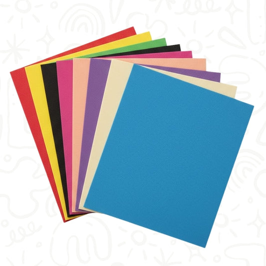 Paquete de 10 Hojas de Fomi – Colores Surtidos