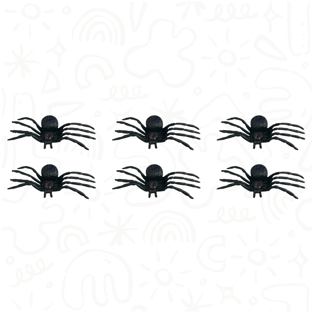 Set de Arañas Decorativas Halloween