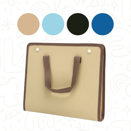 Carpeta Portadocumentos con Cierre a Presión y Asas