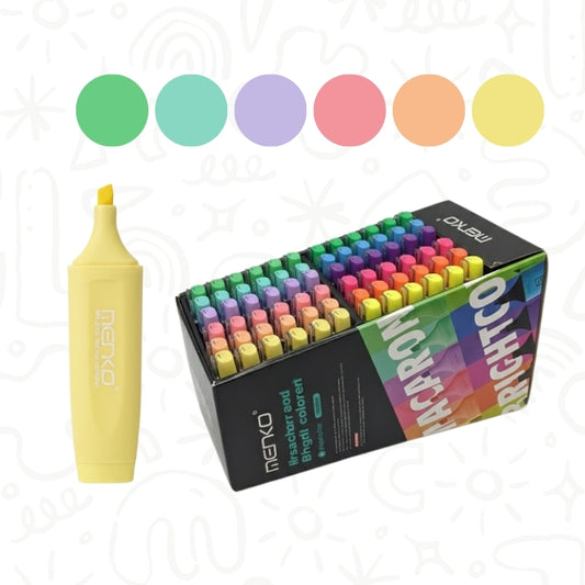 Resaltadores Permanentes de Colores Surtidos | Alta Intensidad