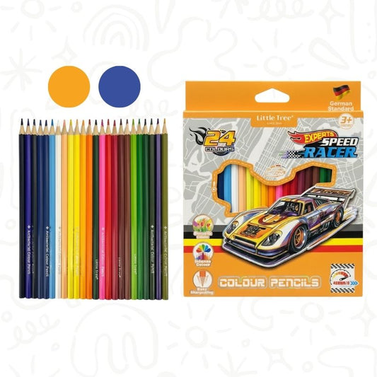 Caja x24 Lápices de Colores  Diseño de Carros