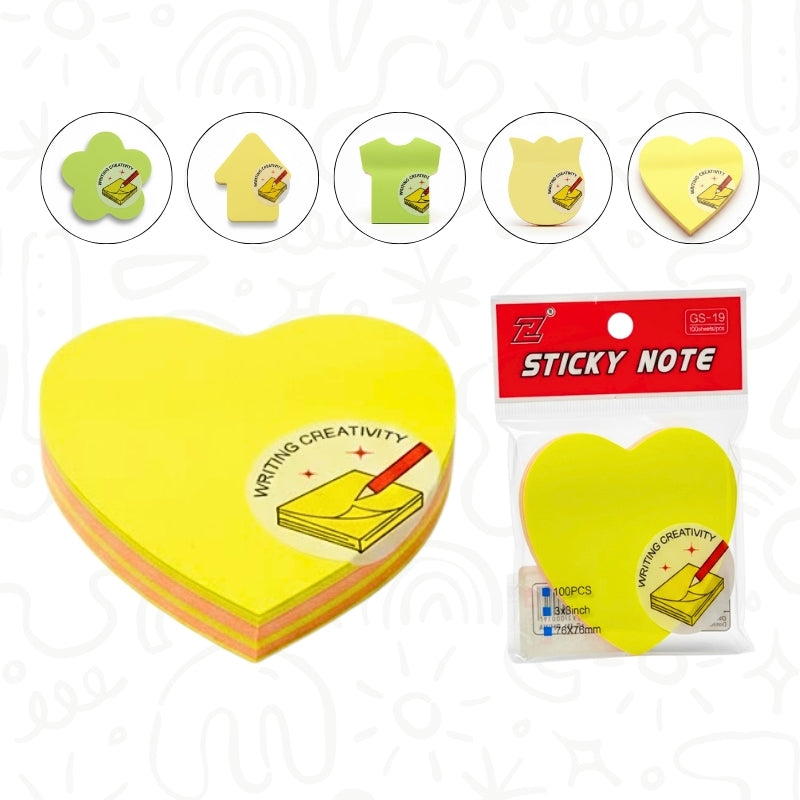 Notas Adhesivas en Figuras – Diseños Surtidos